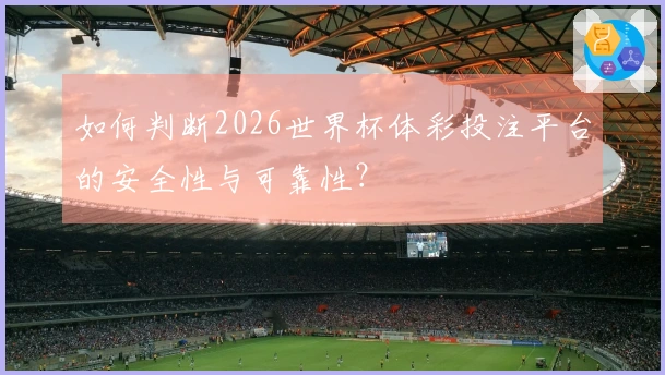 如何判断2026世界杯体彩投注平台的安全性与可靠性?
